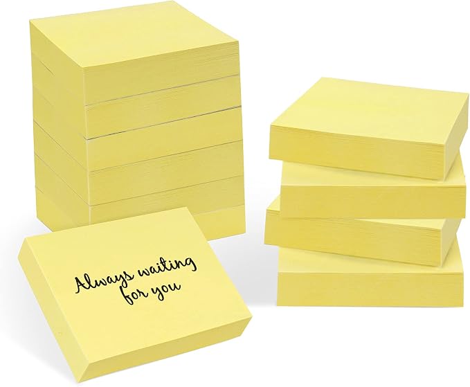 2400 Sheets Sticky Notes by Agoer