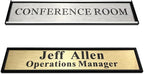 SINKAA Personalized Name Plate for Door or Wall, 2 * 10 inch Custom Office - Image 2