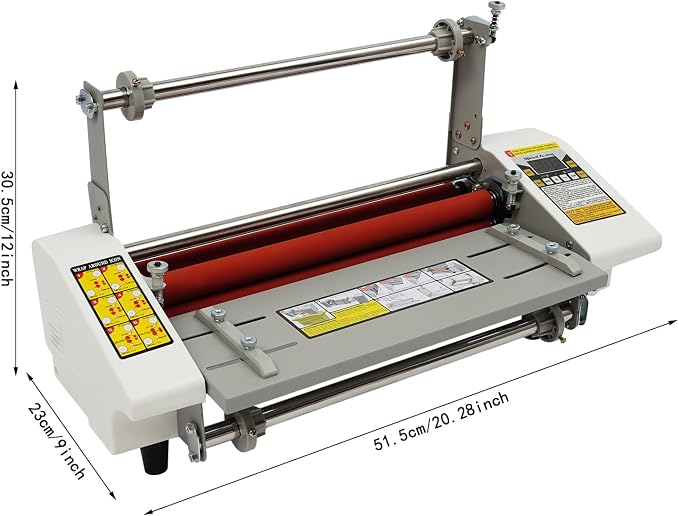 20.28" Laminator Machine, Hot&Cold Roller Laminating Machine, Single/Dual Sided - Image 2