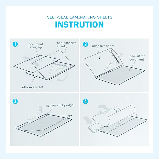 Uinkit 10Mil Thick Self-Seal Laminating Sheets - Image 9