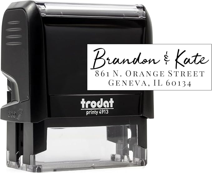 Self Inking Modern Address Stamps | Custom Return Address Stamper by 904Custom