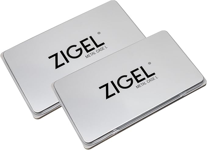 2 Pack Metal Case Stamp Pad Large Size - Image 2