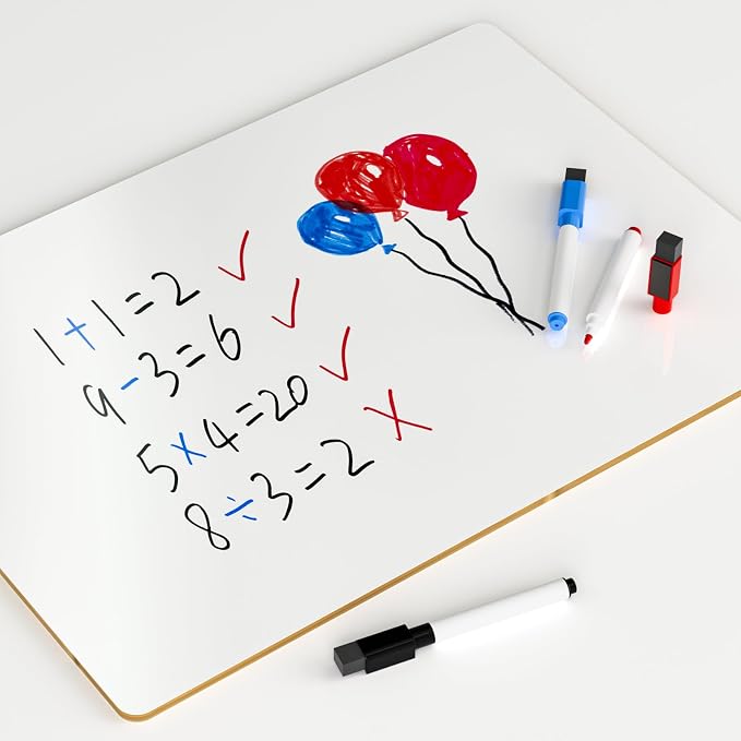 Nicpro 12 x 16 inches Lapboard Small Dry Erase Lap Board Double Sided - Image 5