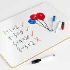 Nicpro 12 x 16 inches Lapboard Small Dry Erase Lap Board Double Sided - Image 5