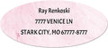Made in USA Custom Return Address Stickers Labels Customized Mailing Label by HOOKAH+SUN