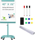 TSJ OFFICE Rolling Whiteboard Standing by TSJOFFICE