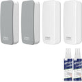 loukin 4 Pack Magnetic Dry Erase Eraser, Glass Board Remover, 3.4 fl oz by LOUKIN