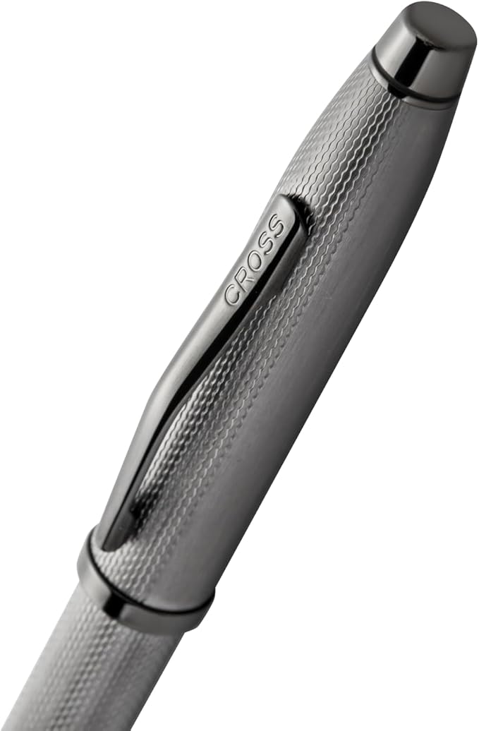 Cross Century II Polished Slate Gray Engraved Diamond Pattern - Image 3