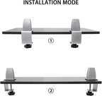 Heavy Duty Sneeze Guard Clamp For 0.1" to 1" Thick Panel, Desk Partition - Image 6