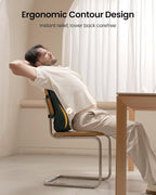 ProtoArc Lumbar Support Pillow for Office Chair, Memory Foam Back Support - Image 2