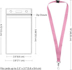24-Pack Pink Breakaway Lanyards - Image 3
