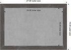 Amanti Art Grey Framed Magnetic Board 19x27 Medium Vision Board - Image 3