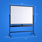 Rolling Dry Erase Board 60 x 46 - Image 9