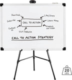 Amazon Basics High Boardroom Aluminum Flipchart Whiteboard and Display Easel - Image 6