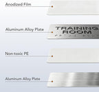 KITCHEN Signs with Raised Text & Grade 2 Braille, Brushed Aluminum/Silver - Image 5