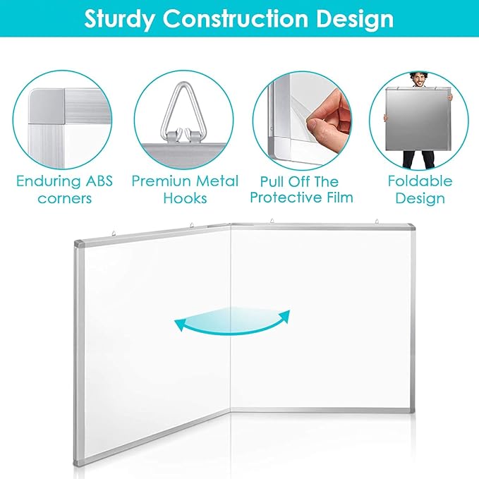 White Board Dry Erase 60x40, Large Magnetic Whiteboard Maxtek Dry Erase Boards - Image 5