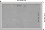 Amanti Art Silver Framed Magnetic Board 23x35 Large Vision Board - Image 4