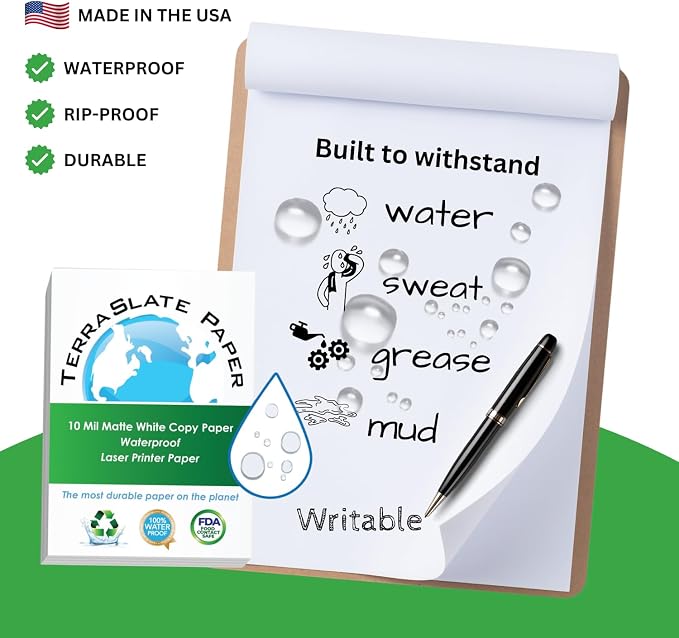 TerraSlate Printable Waterproof Paper - Image 2