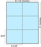 Limited Papers 8.5x11 Perforated Paper, 20/50 Pound, 75 GSM, Variety of - Image 2