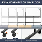 Dry Erase Whiteboard Easel on Wheels - Image 5