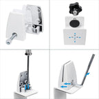 Heavy Duty Sneeze Guard Clamp For 0.1" to 1" Thick Panel, Desk Partition - Image 5