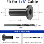 50 Pack Cable Railing Protector Sleeves - Image 5