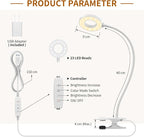 iZELL Reading Light, USB Clamp Lamp - Image 6