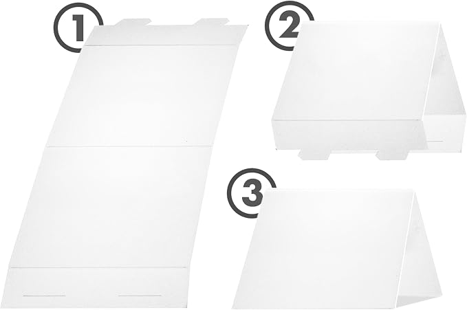 20 Pack Modern White Reserved Table Sign - Image 4