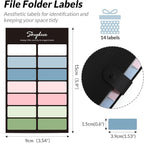 SKYDUE 8 Pockets Expanding File Folders, Accordion Folders, Portable Paper Bill - Image 4