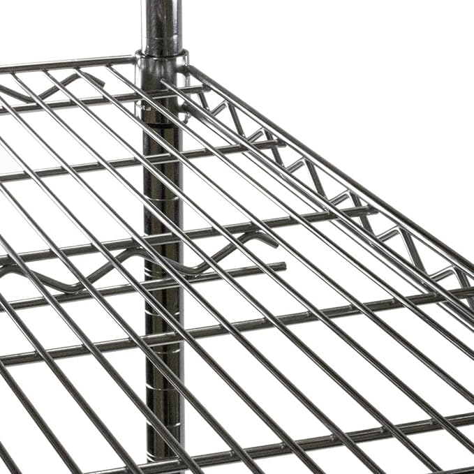 Shelving Inc. 8" d x 18" w Chrome Wire Shelving - Image 6