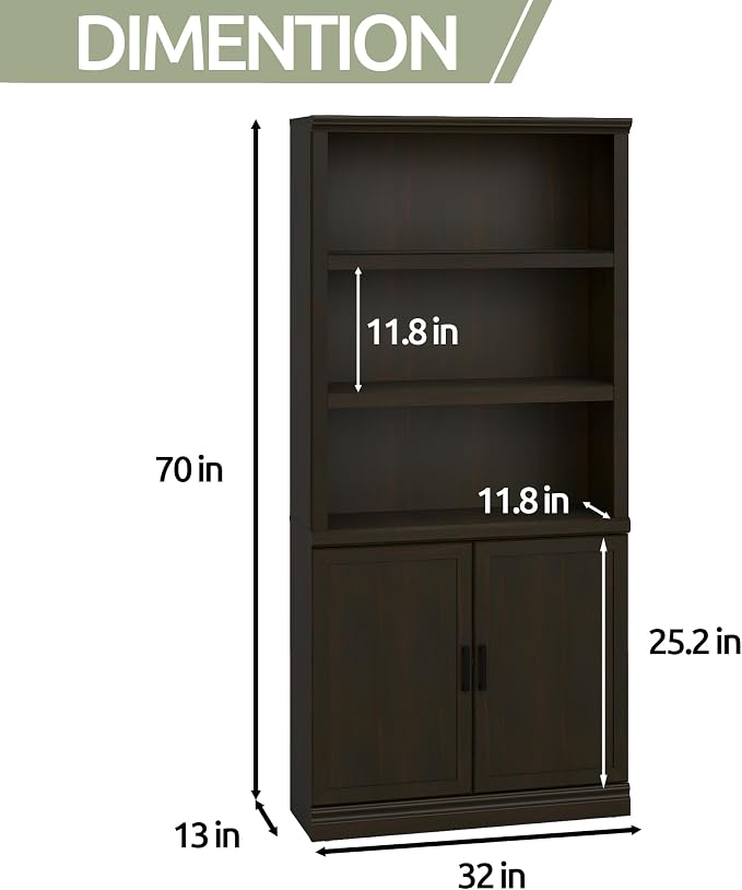 blini 5 Shelf Tall Bookcase - Image 2