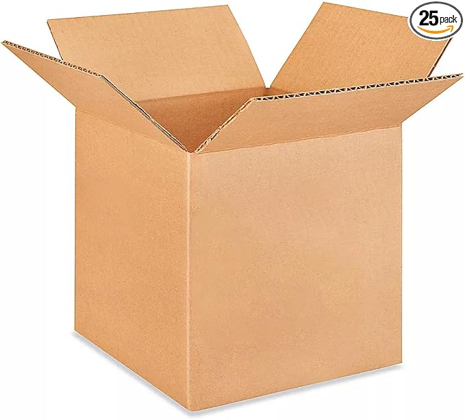 Small Cube Moving & Shipping Boxes 7"L x 7"W x 7"H by IDLPackaging