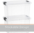 Superio Clear Storage Boxes - Image 3