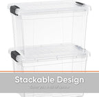 Superio Clear Storage Boxes - Image 4