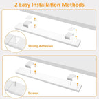 maylit Under Cabinet Lighting Plug in, 14 Inch Linkable Ultra Bright LED Light - Image 5
