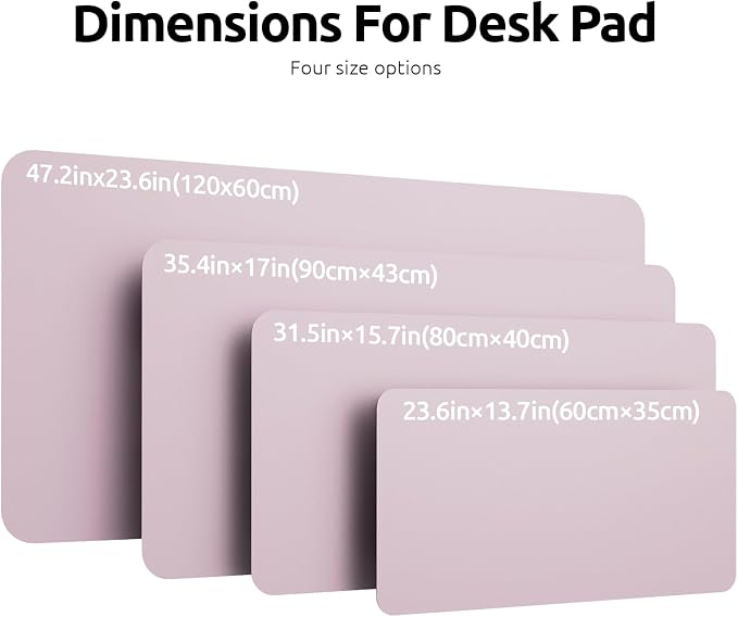 YSAGi Leather Desk Protector, Office Mat, Large Mouse Mat, Non-Slip PU Leather - Image 8