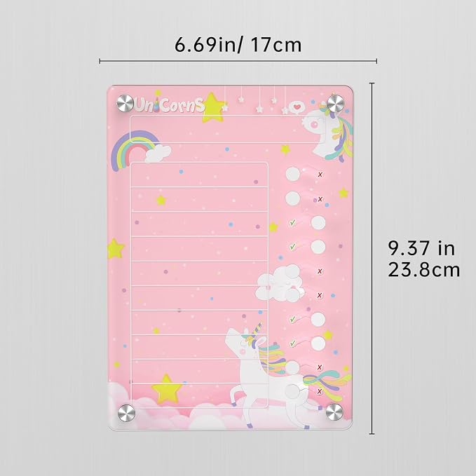 NiHome Acrylic Magnetic to Do List Planning Board - Image 8