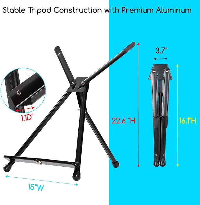 MEEDEN Tabletop Easels, Metal Easel Stand - Image 2