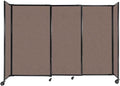 Versare Straightwall Sliding Portable Wall Partition | Freestanding Office by VERSARE