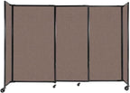 Versare Straightwall Sliding Portable Wall Partition | Freestanding Office by VERSARE