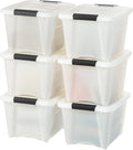 IRIS USA 19 Qt Stackable Plastic Storage Bins by IRISUSA