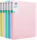 Phyxin 60-Pocket Portfolio Binder Organizer, Binder Sheet Protectors 8.5" x 11" by Phyxin