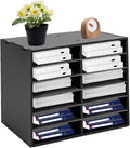 12 Slots Mail Sorters for Office, PVC Literature Organizer by Unknown