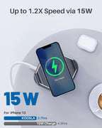 KOOSLA Power Strip Tower, Wireless Charger Surge Protector - Image 4