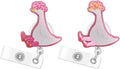 2pc Silly Goose Nurse Badge Reel, Funny Cute Work Badge Holder by Unknown