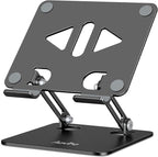 Aoviho Tablet Stand Holder for Desk, Adjustable Desktop Tablet Holder, Foldable by Aoviho