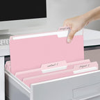 SUNEE File Folders, 120 Pack Manilla Folders 8.5 x 11, Colored File Folders - Image 6