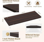 SSWOOD Monitor Stand Riser, Wood & Acrylic Computer Monitor Stand Desk Desktop - Image 4