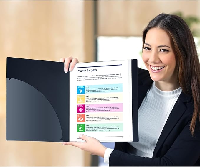Dunwell Presentation Binder 48-Pocket, Displays 96 Pages, 8.5x11 Portfolio - Image 6