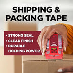 Scotch Secure Seal Packing Tape, Ultra Clear, Reliable and Durable Seal - Image 2